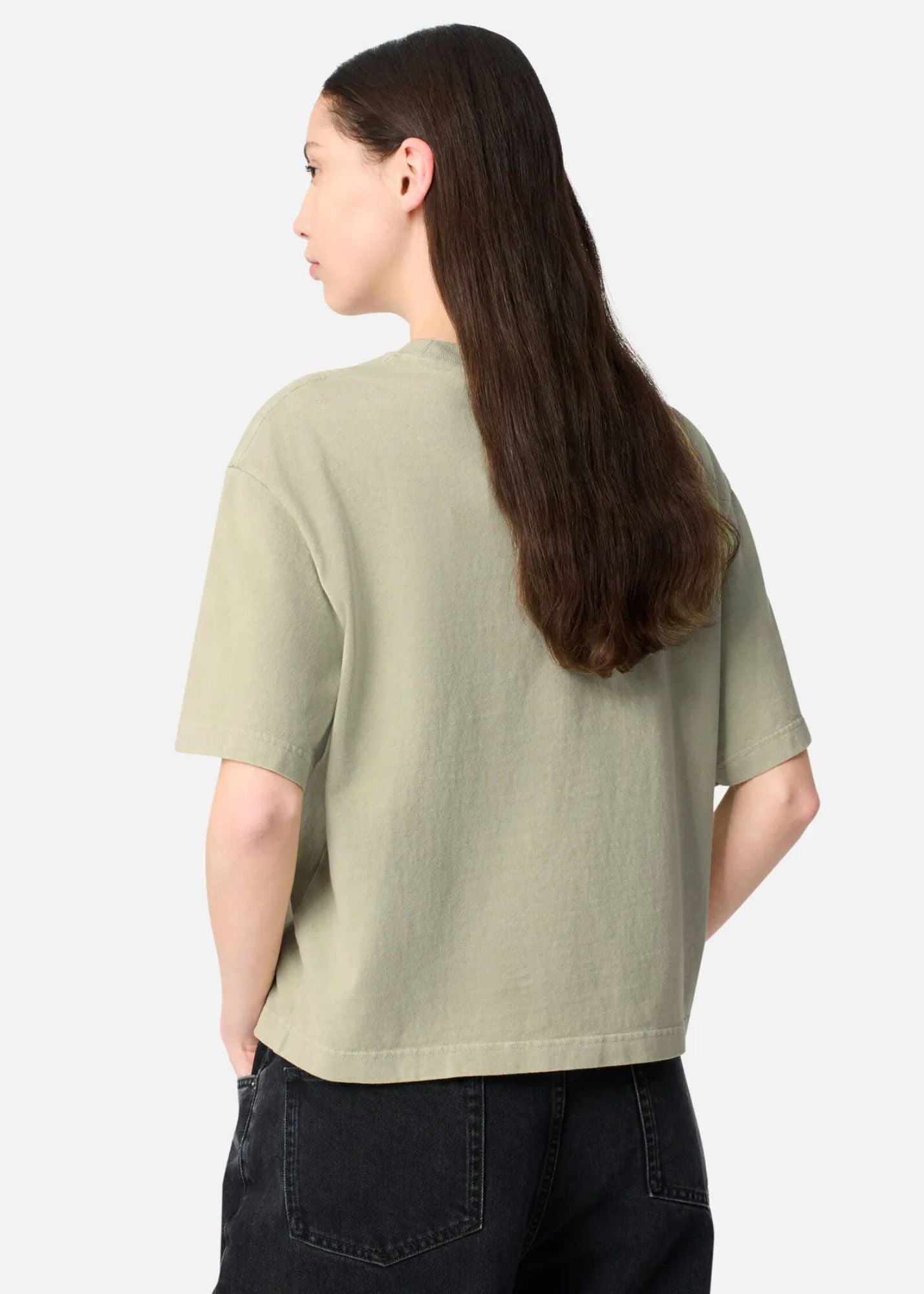 Distort T-Shirt-Dusty Green