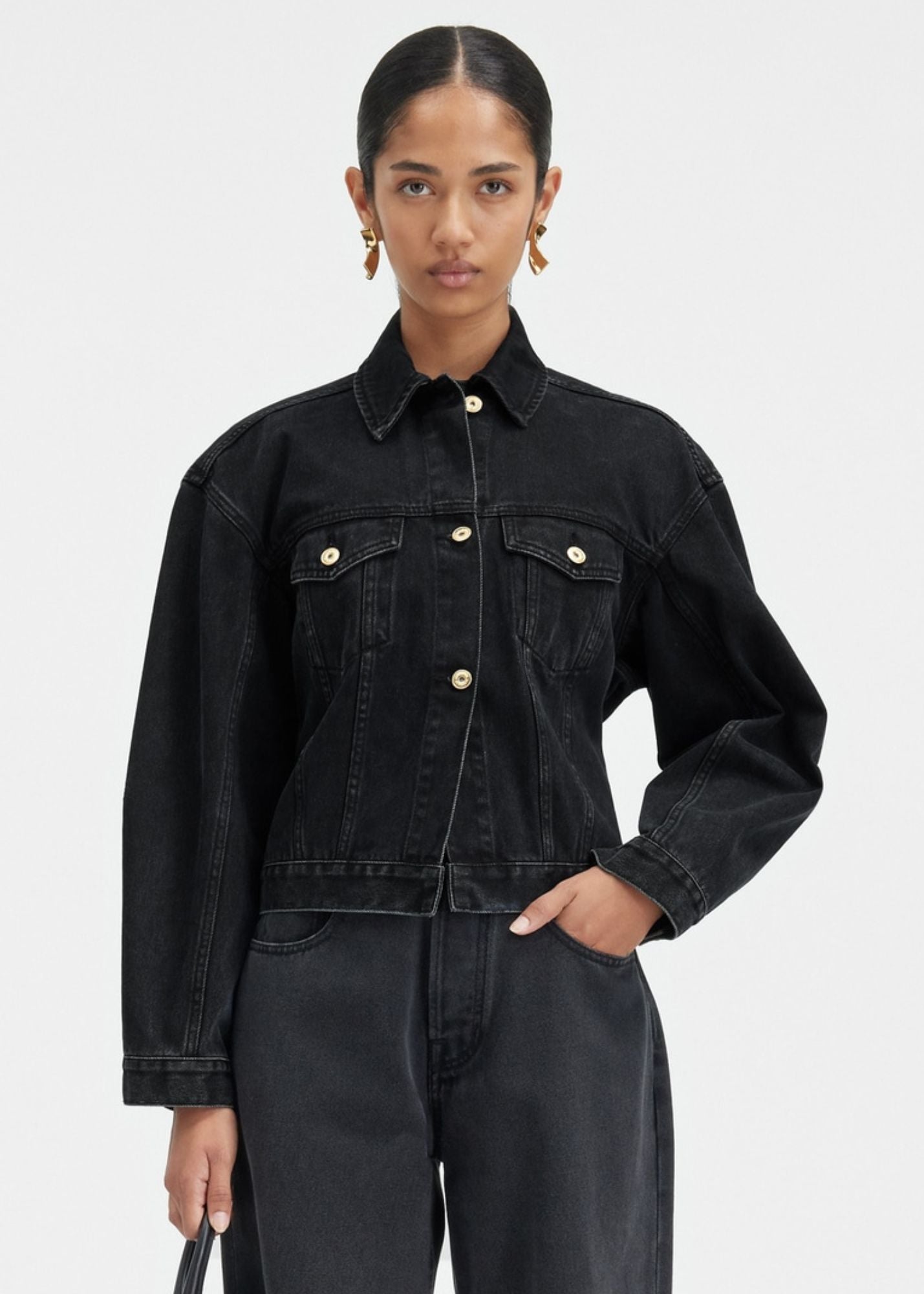 The Nimes jacket-Black-Women