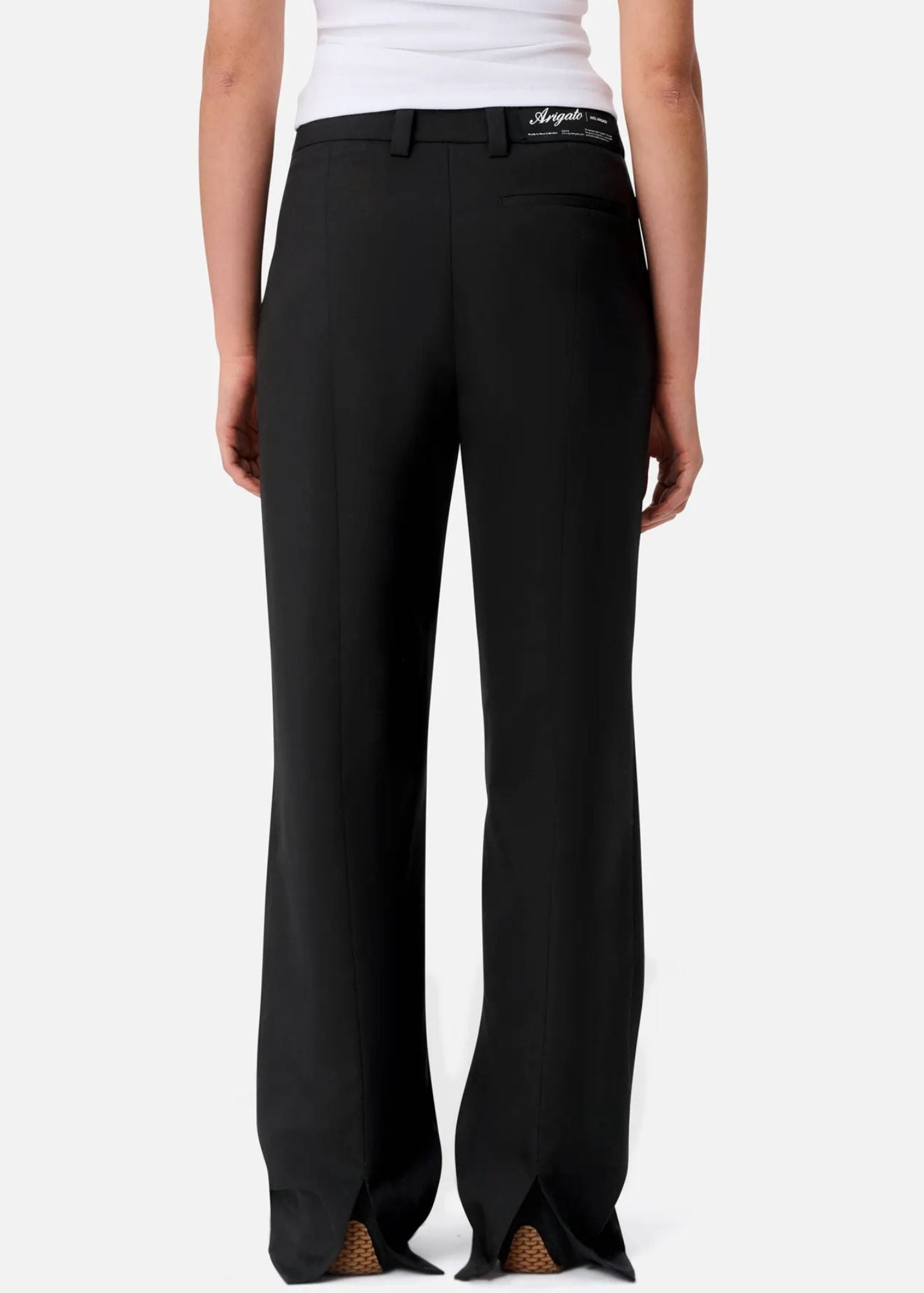 Vera Slit Trouser-Black-Women