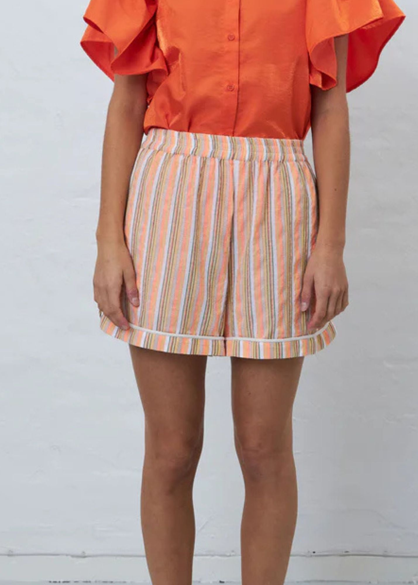 Pyjamas Shorts-Sunshine Orange