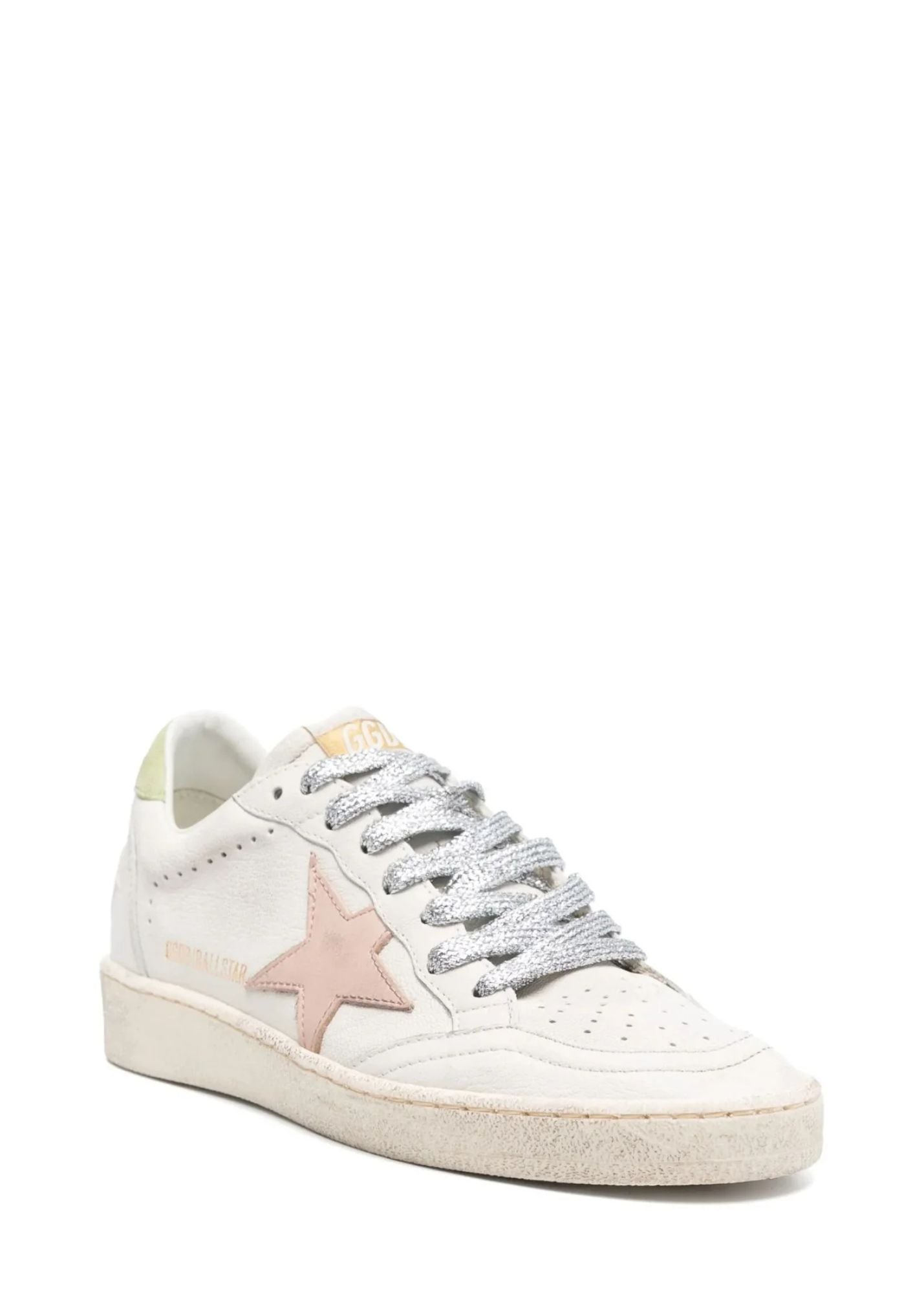Ball Star Sneakers-White/Pink