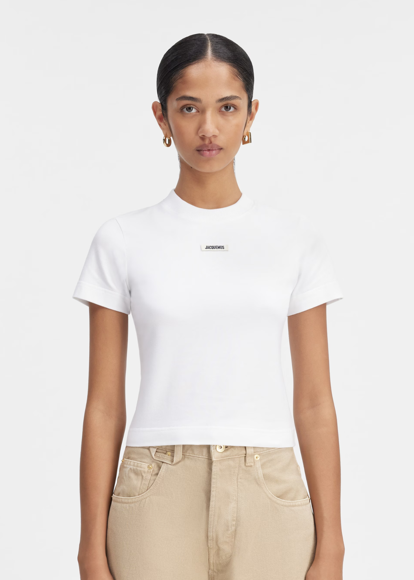 Gros Grain T-Shirt-White