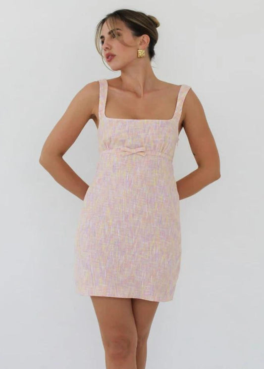 Summer Heights Mini Dress-Serbet