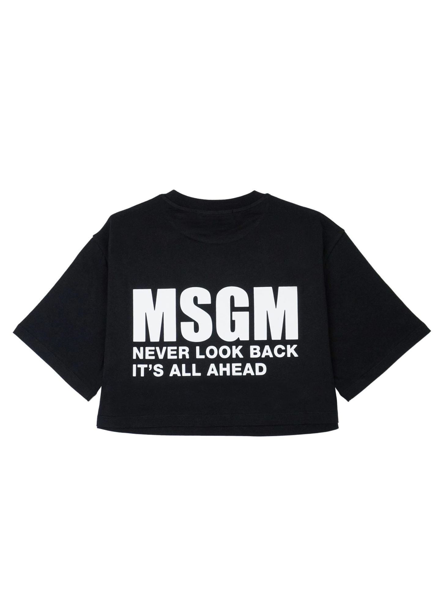 Logo Crop T-Shirt-Black