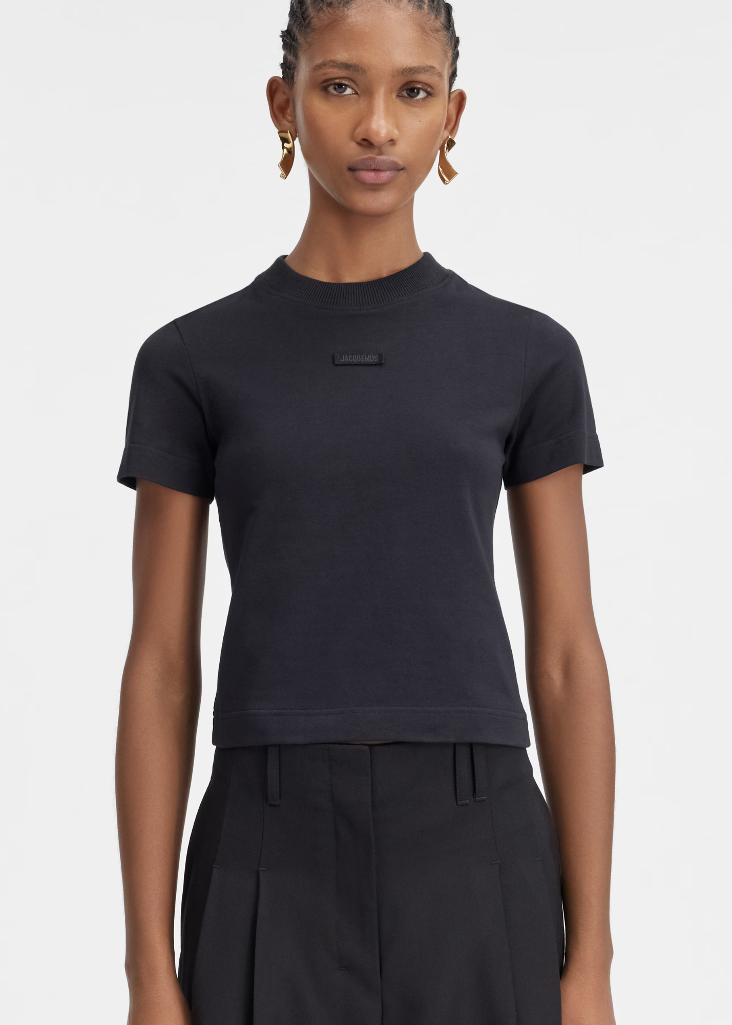 Gros Grain T-Shirt-Black