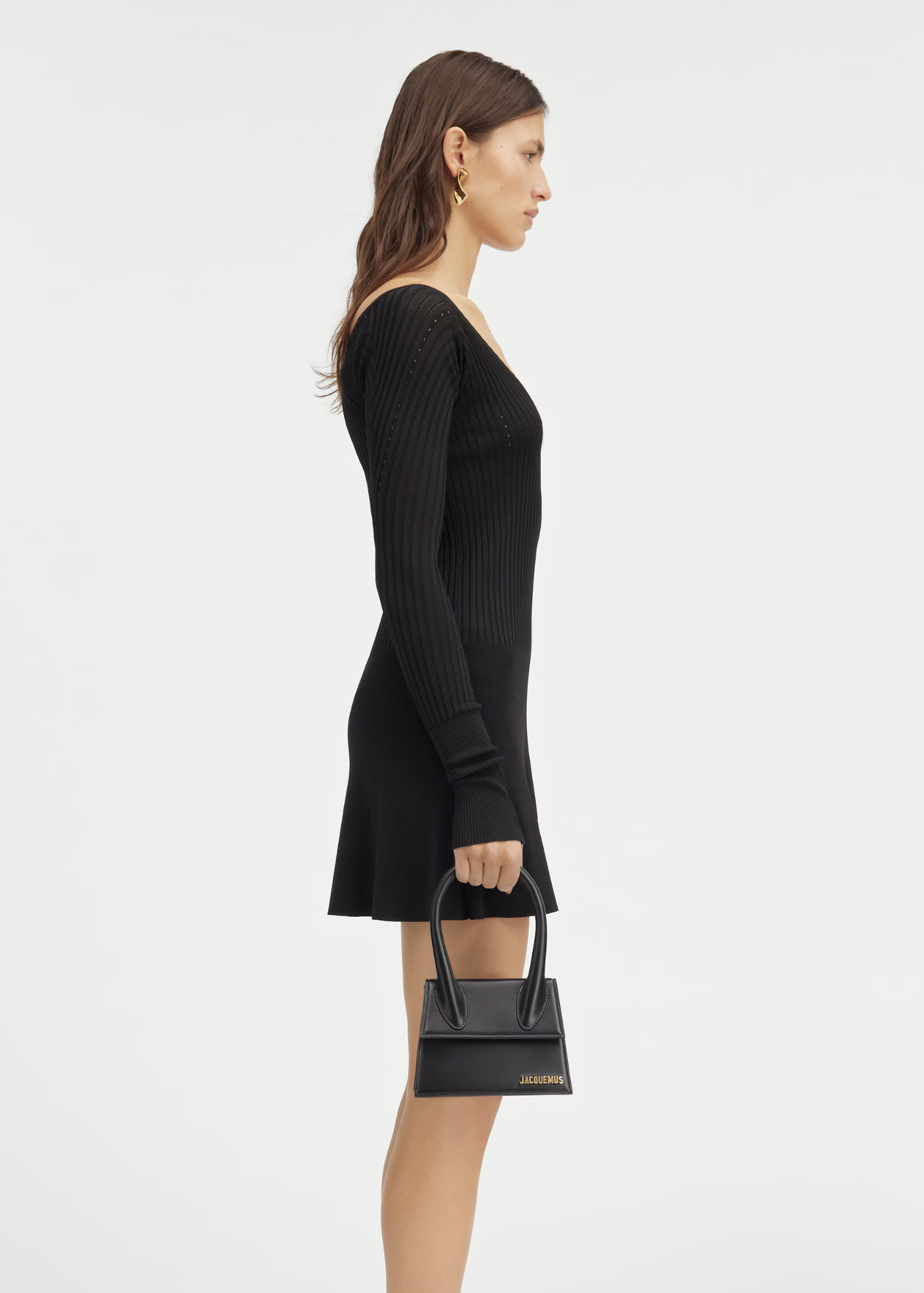 The Pralu Mini Dress-Black