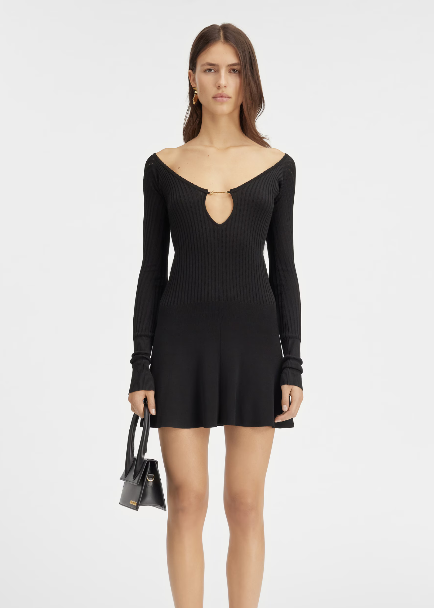 The Pralu Mini Dress-Black