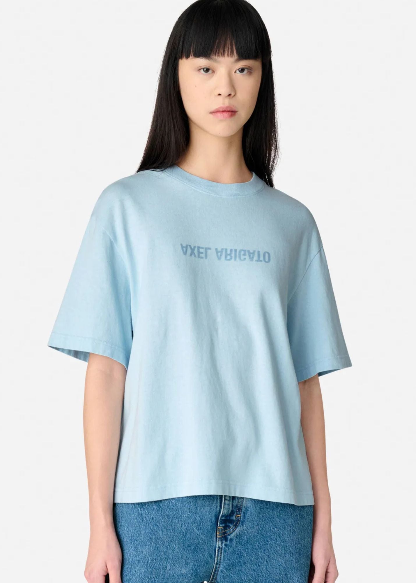 Distort T-Shirt-Ice Blue
