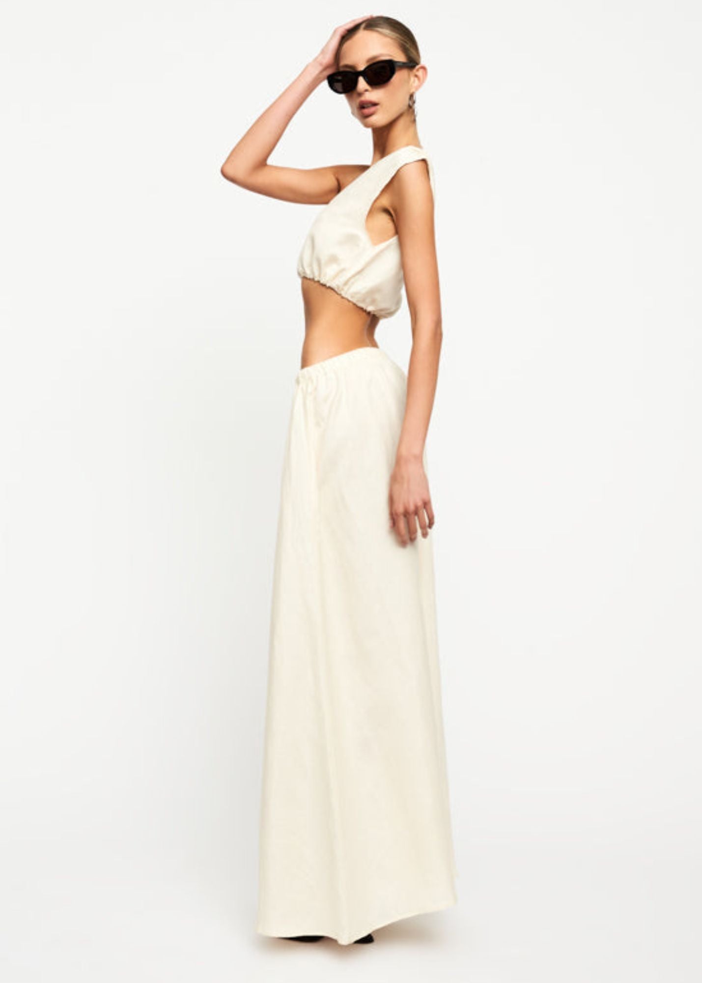 Alexandria Crop Top - Offwhite