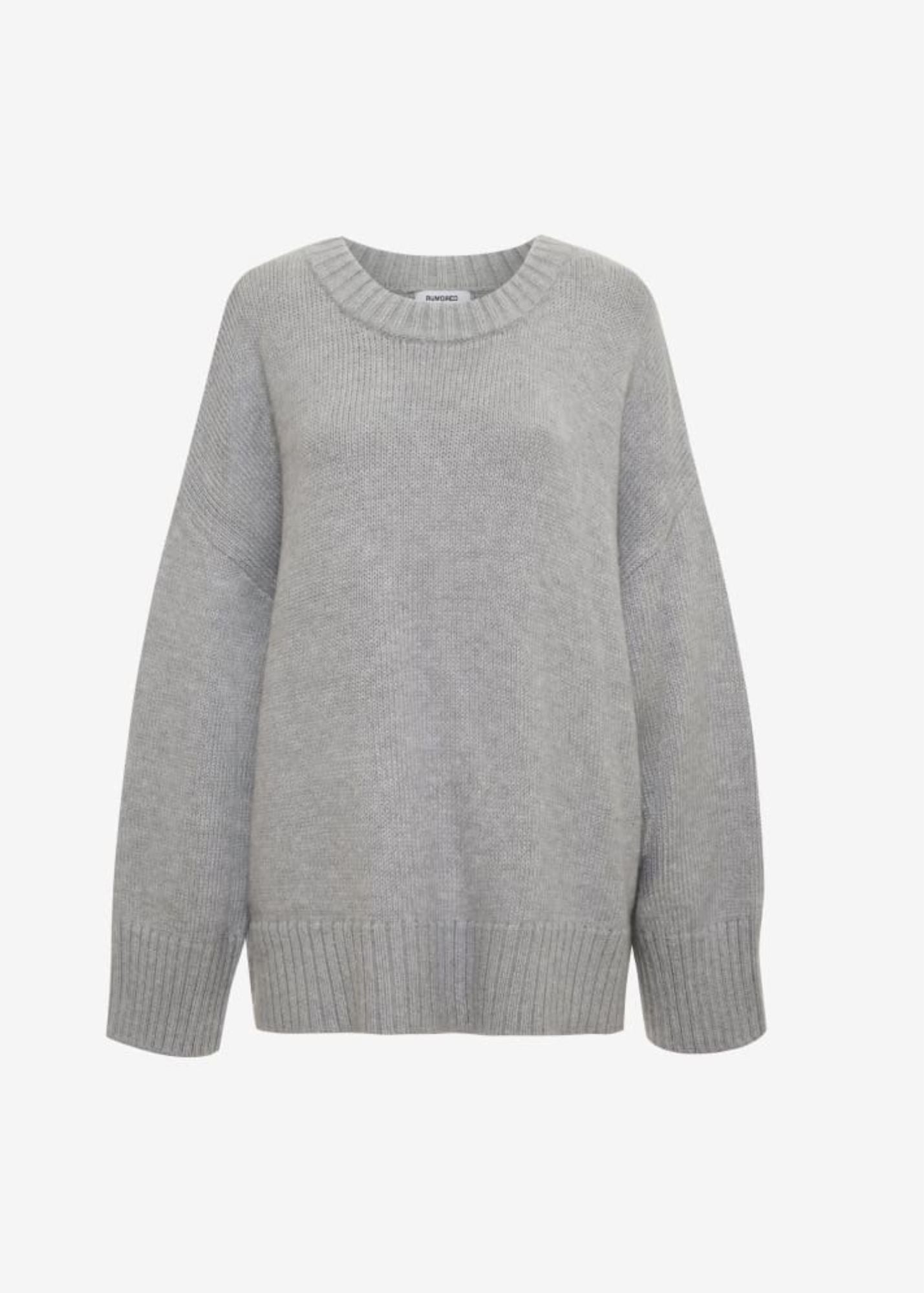 Fair Isle Sweater-Heather Gray