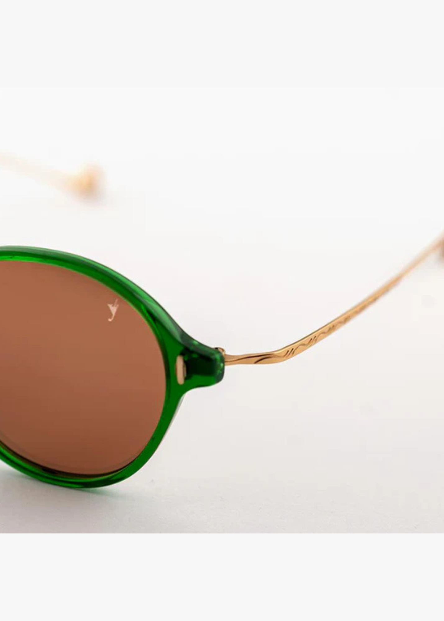 Elizabeth-Transparent Green/Bronze