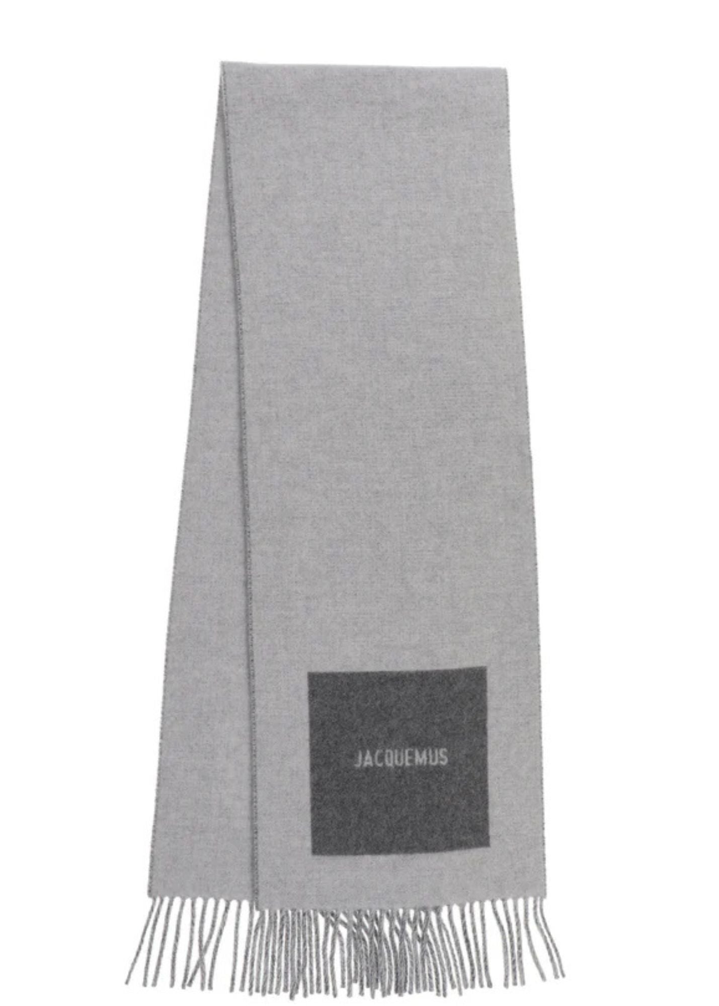 The Rond Carre Scarf-Grey