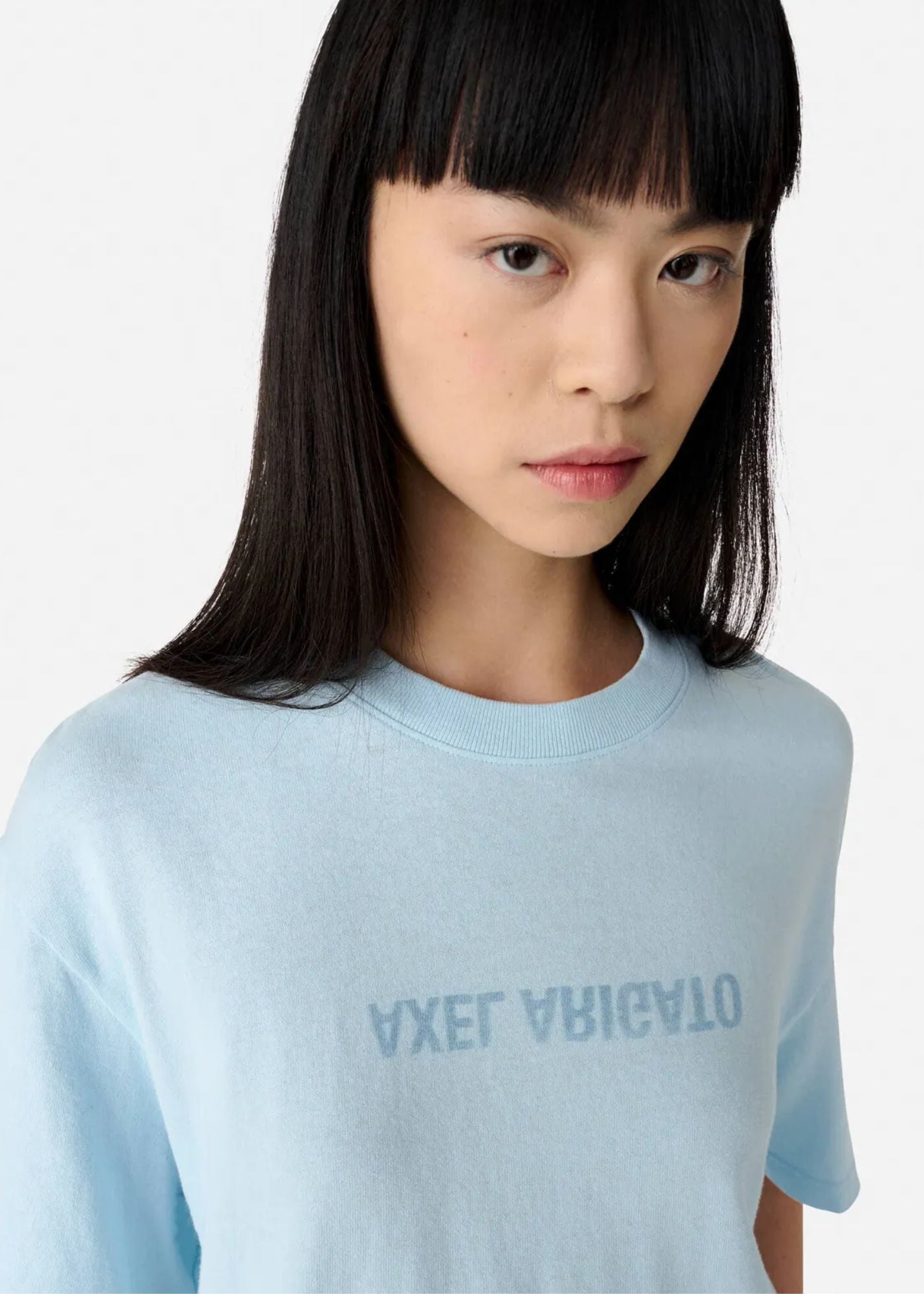Distort T-Shirt-Ice Blue