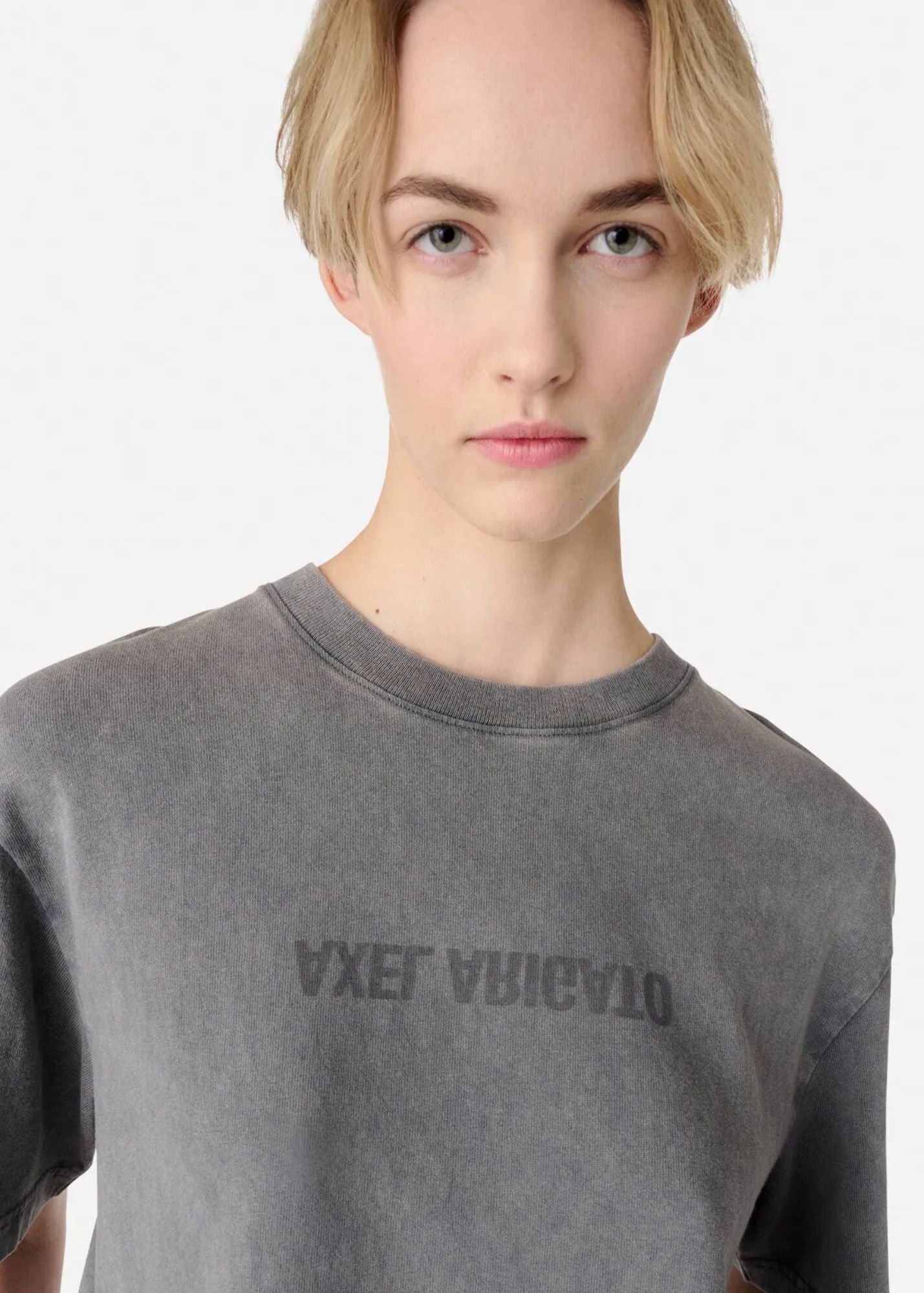 Distort T-Shirt-Steel Grey