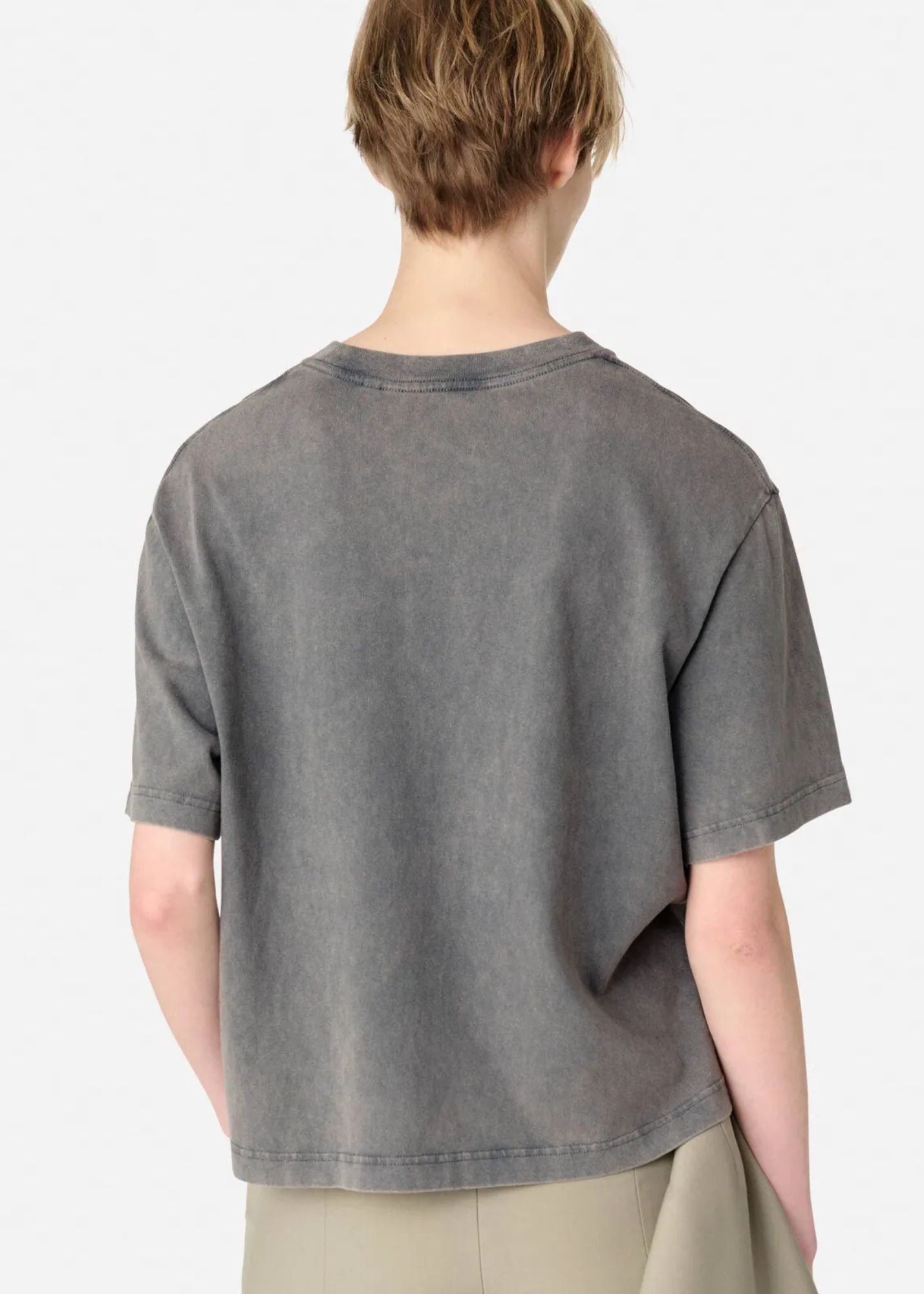 Distort T-Shirt-Steel Grey