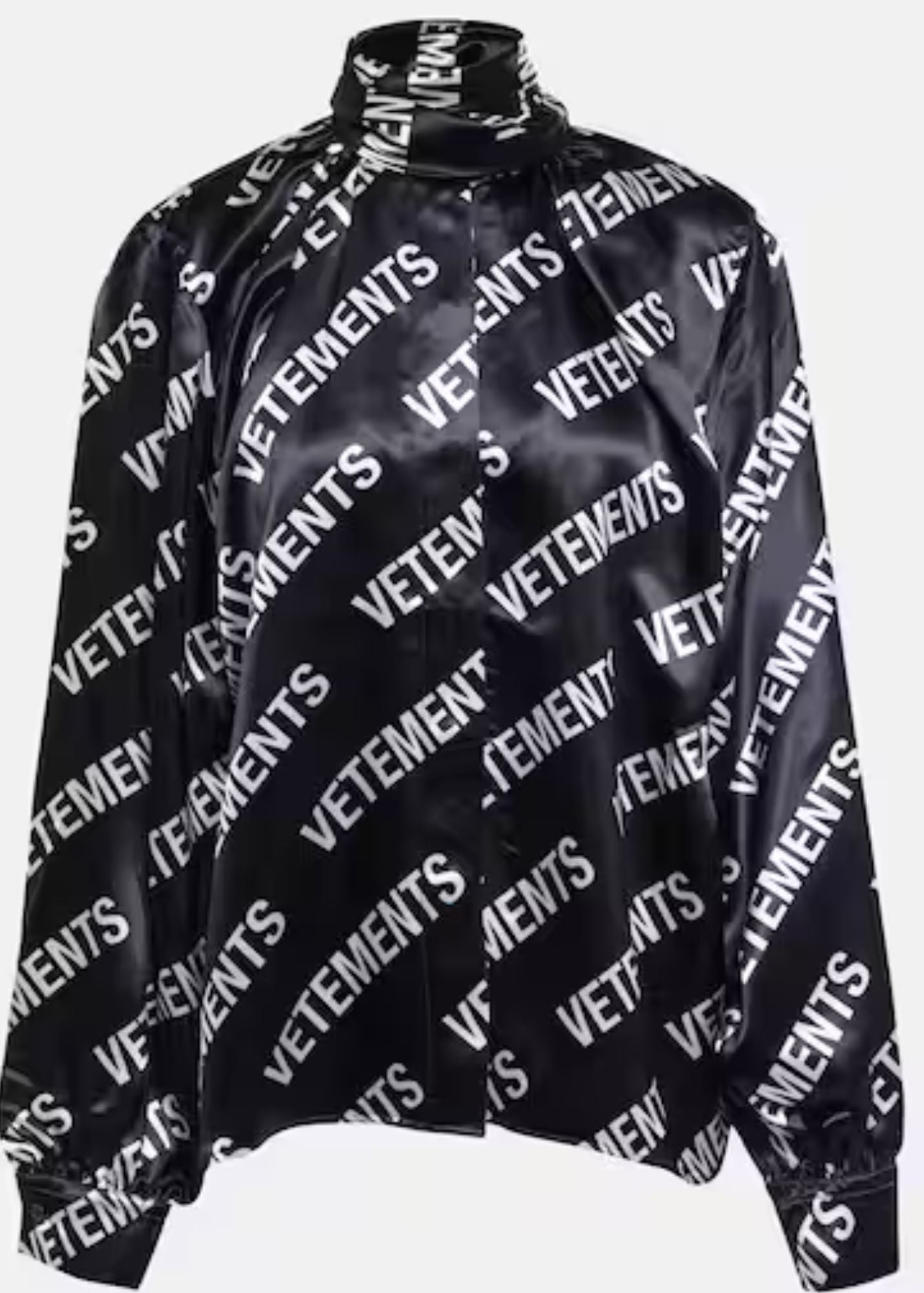 Logo Track Shirt-Black/White