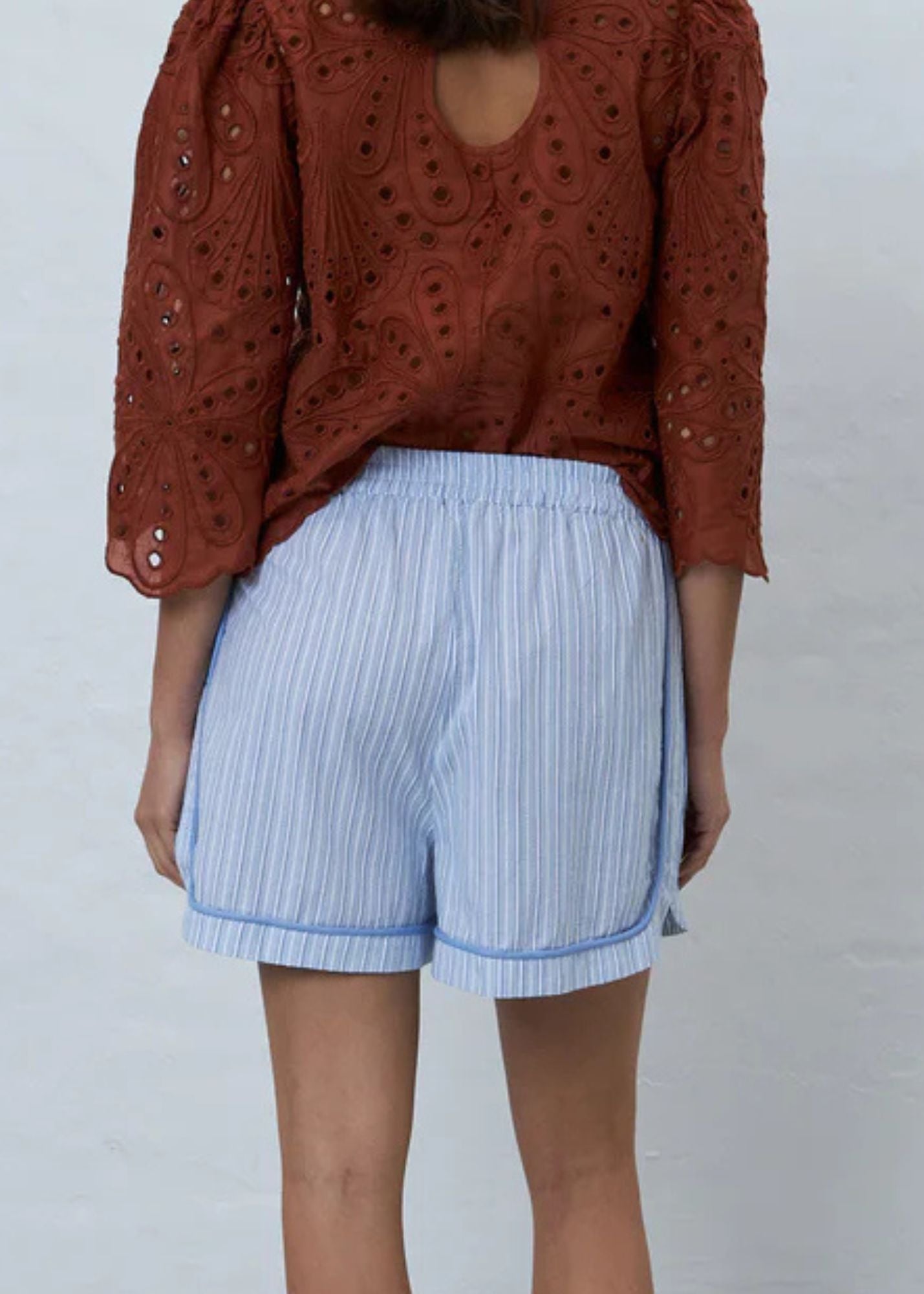 Pyjamas Short-White/Blue