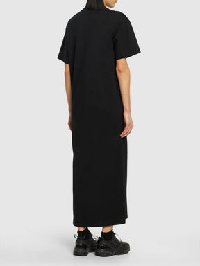 Cotton t-shirt midi dress