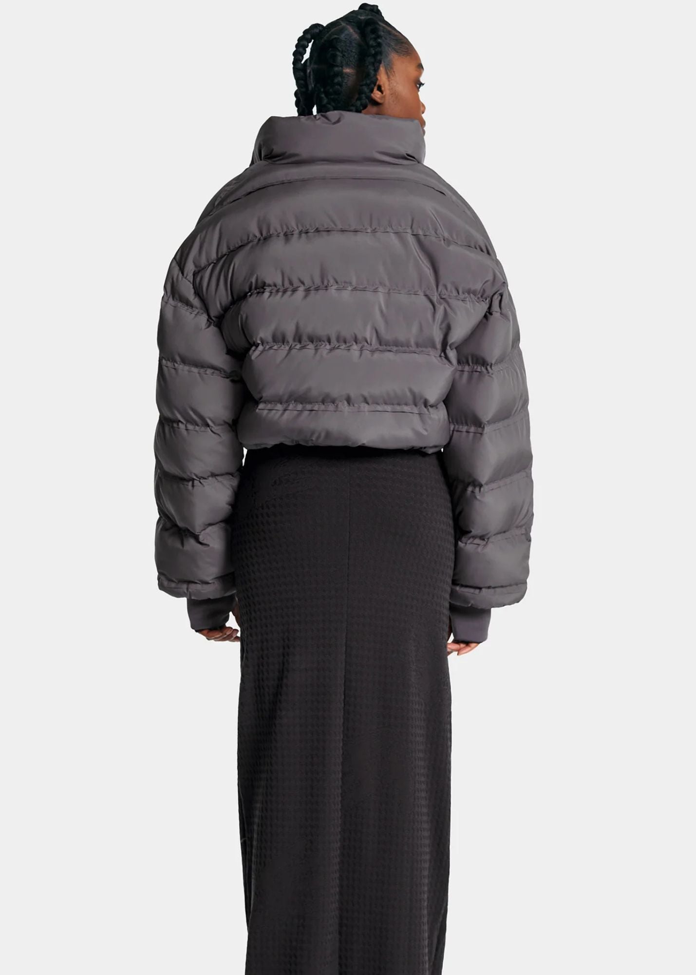 Sela Puffer Jacket-Nimbus Grey