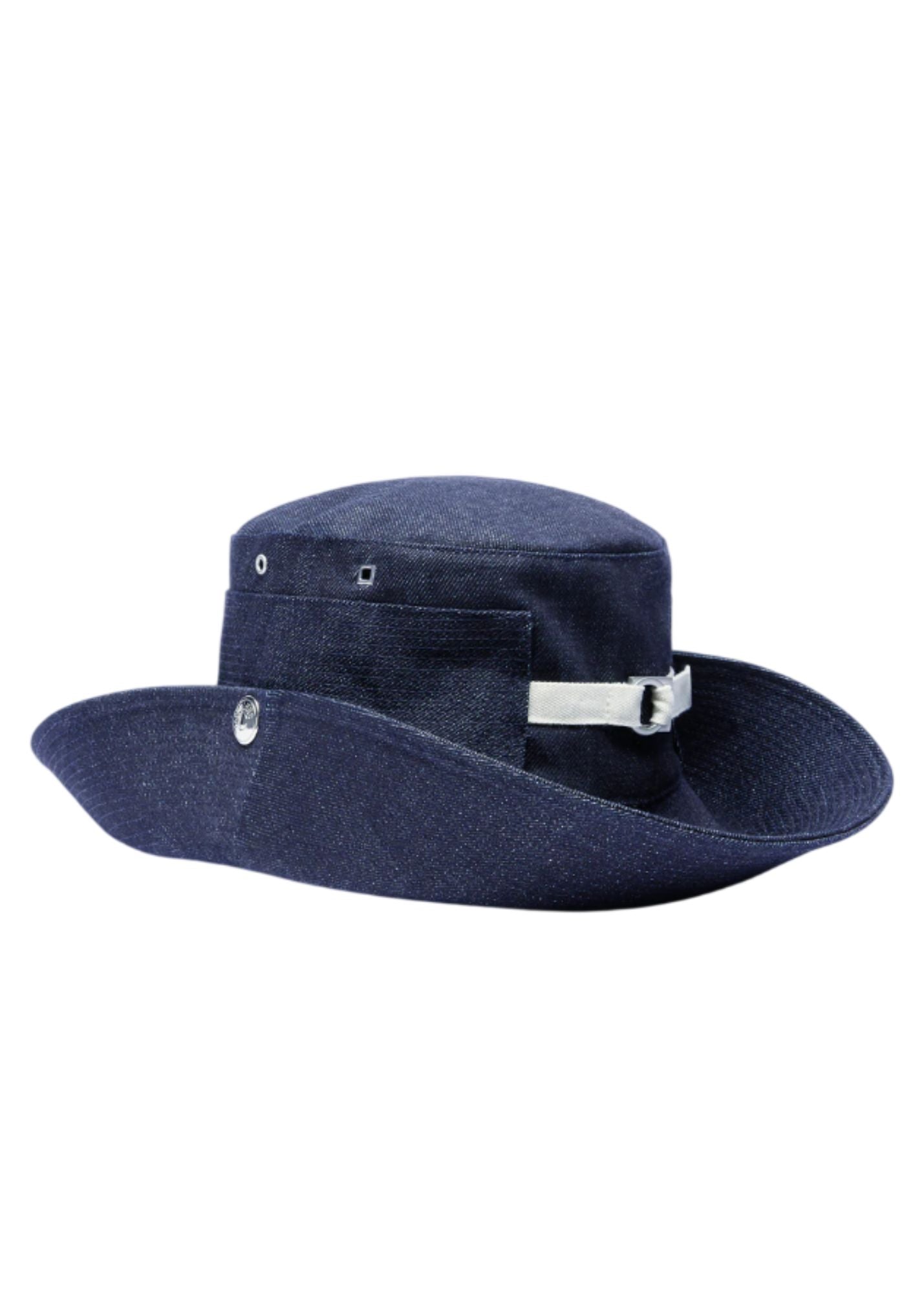 The De-Nîmes Denim Bucket Hat-Blue