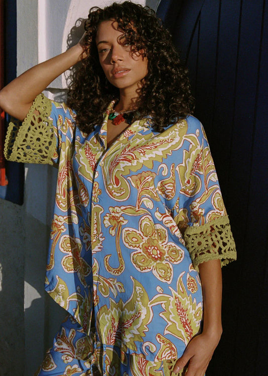 Liu Blouse-Blue Miller