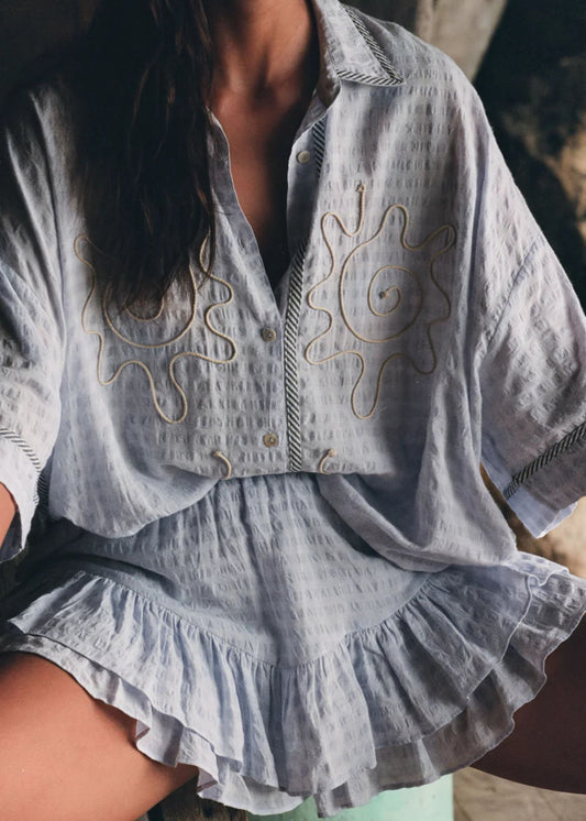 Cin Check Fae Frill Skirt