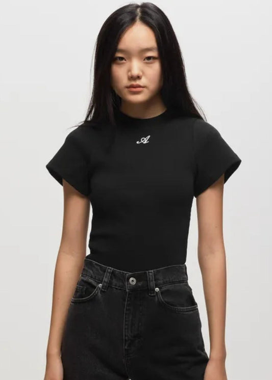 Script A T-Shirt-Black