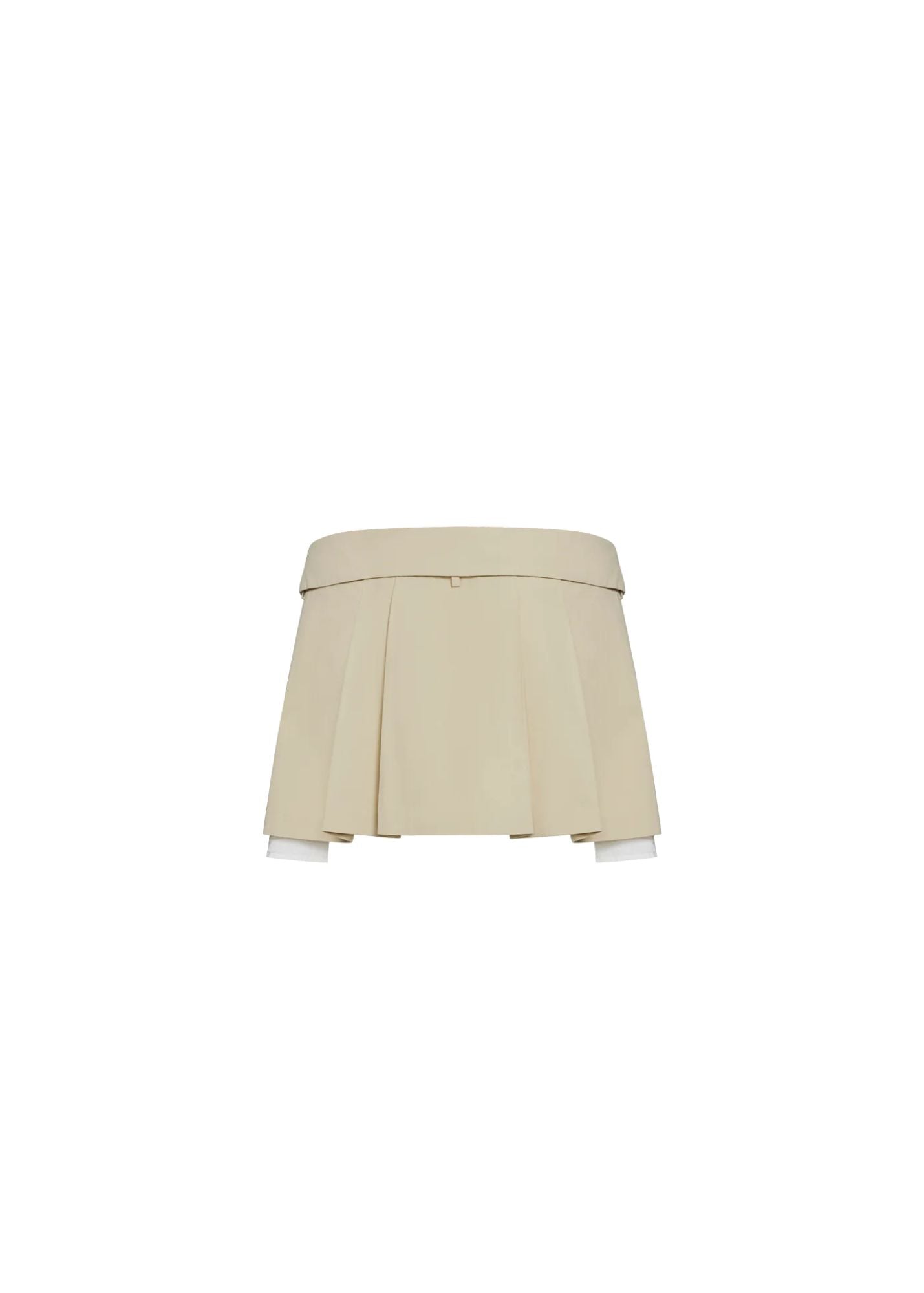 Utility Mini Skirt - Beige