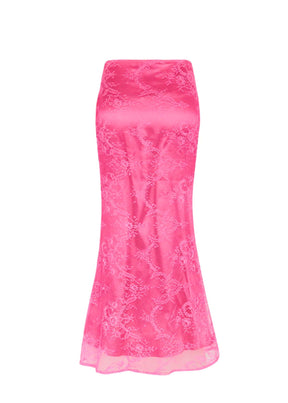 Lace Skirt - Pink