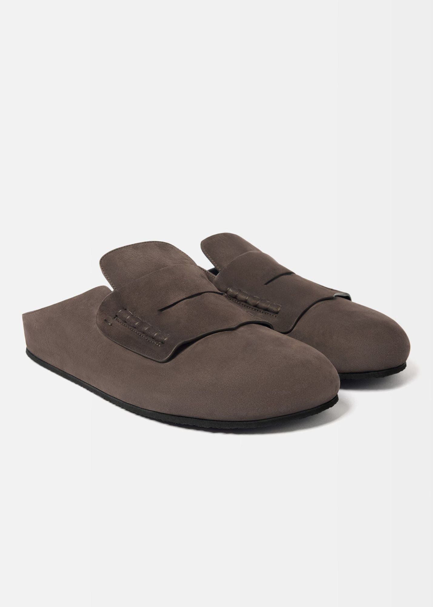 The Mocassins Mules-Brown