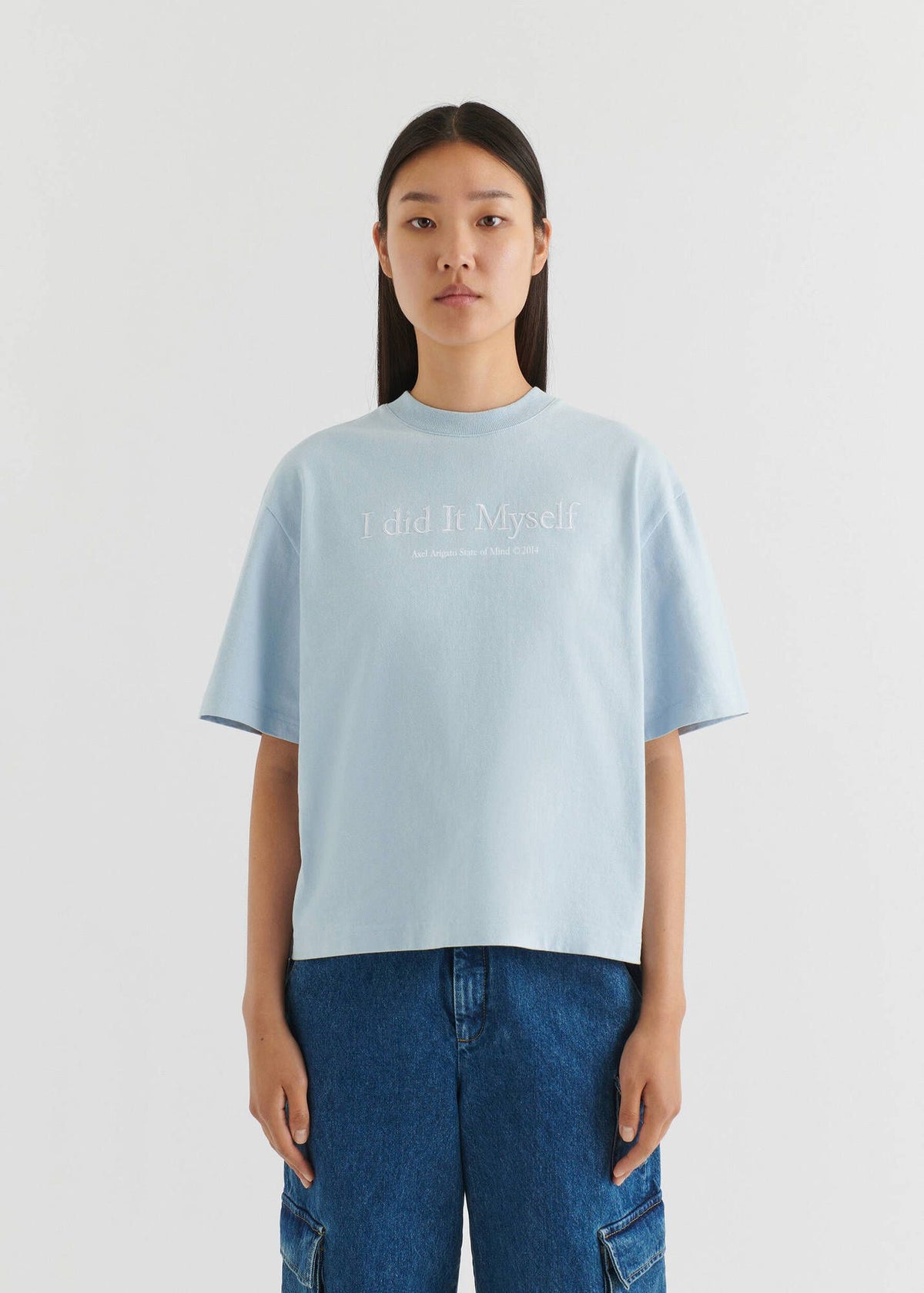 I Did It MySelf T-Shirt-Light Blue