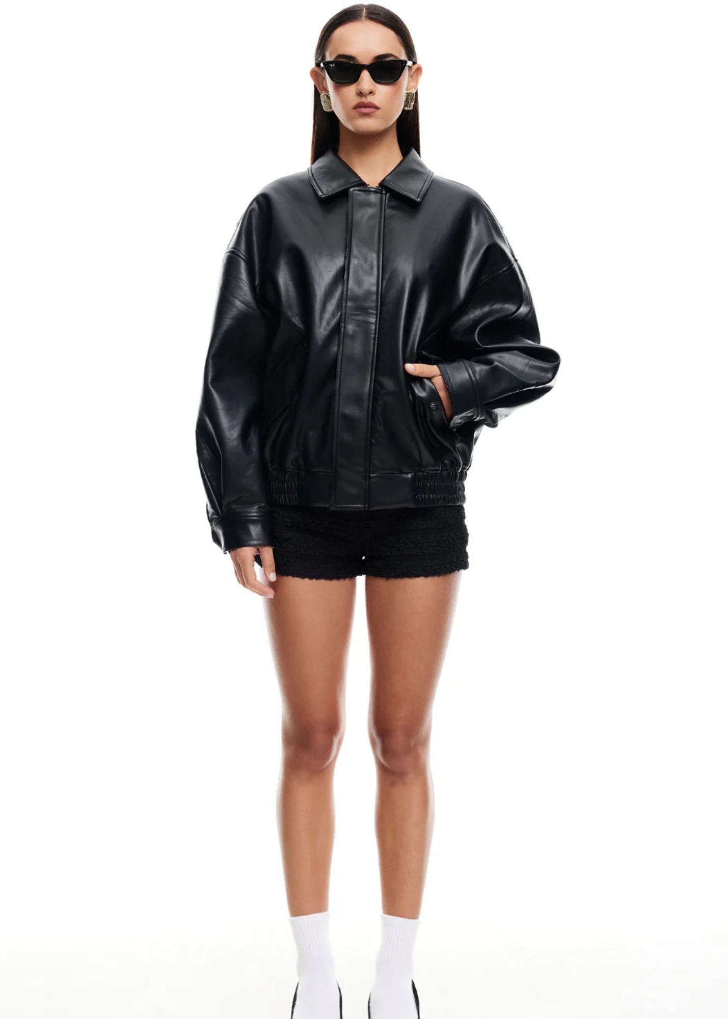 Kenny Bomber Jacket-Black