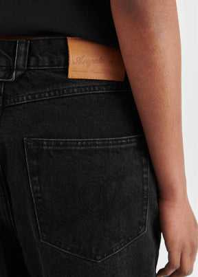 Sly Mid Rise Jeans-Black