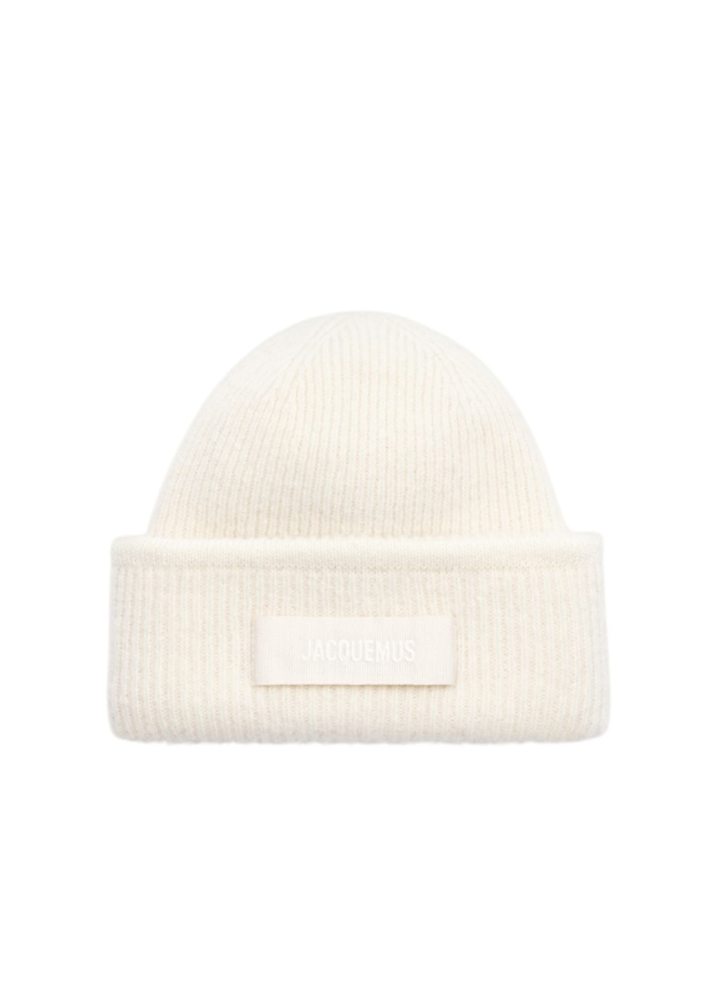 The Gros Grain Beanie-White