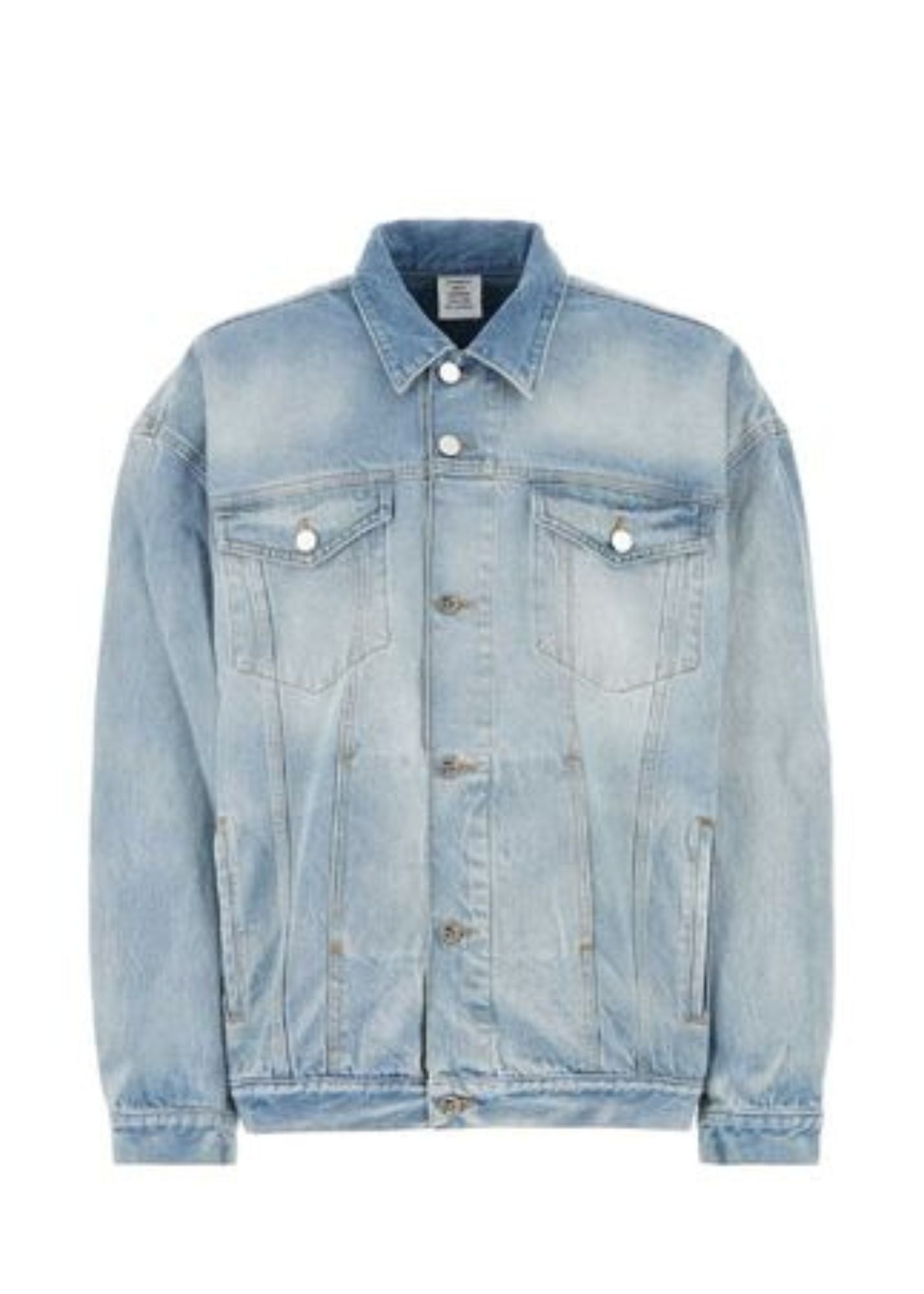 Logo Denim Jacket-Blue