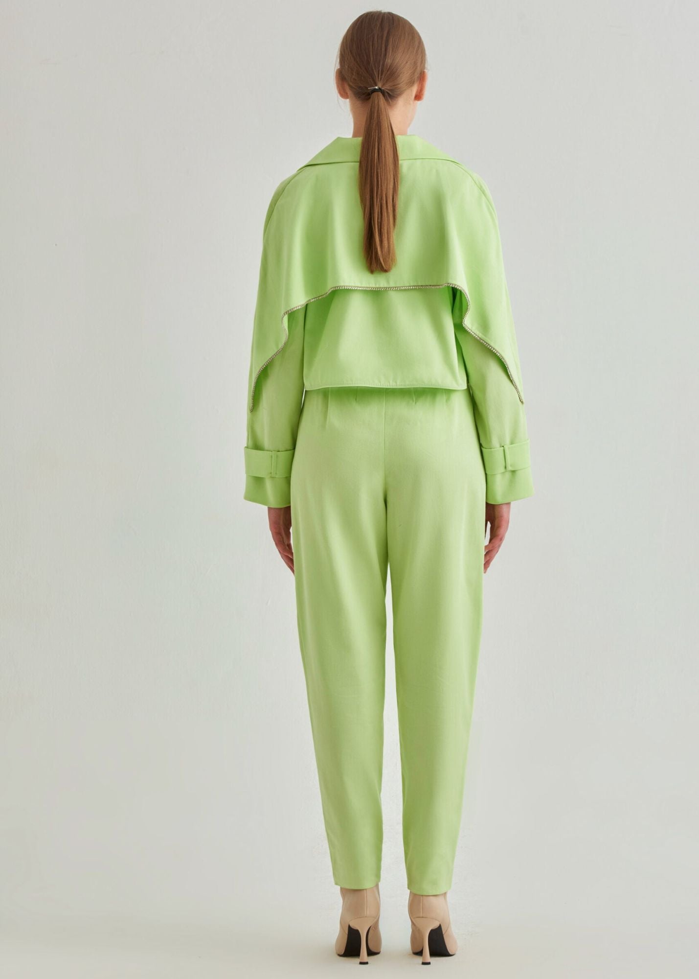 Tapered Pants - Light-Green