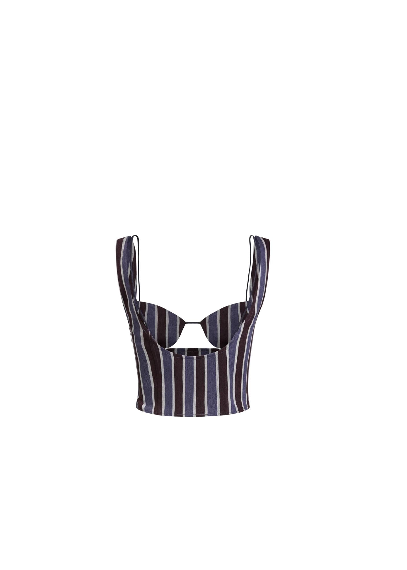 Odette Top - Navy Stripe