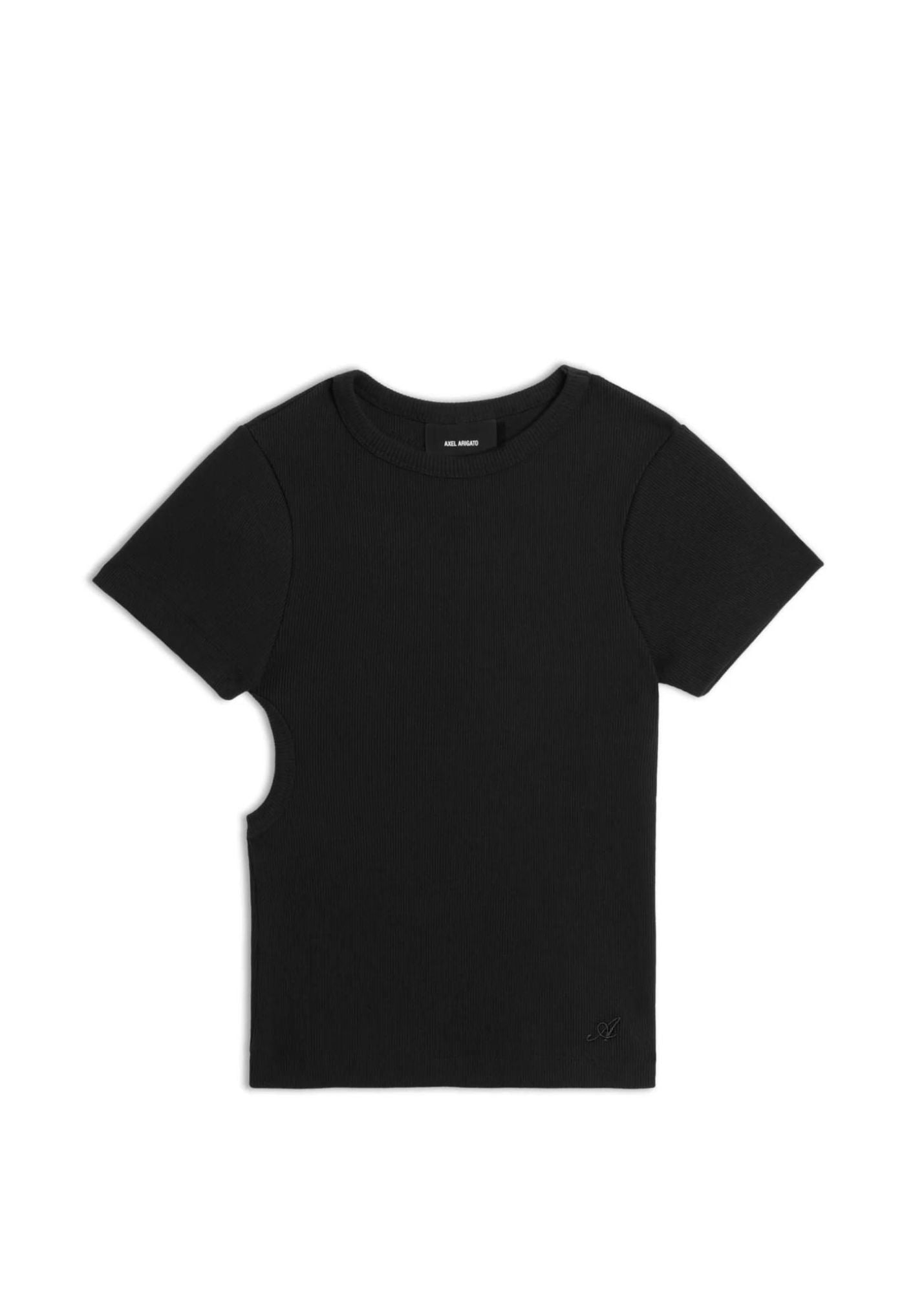 Solo Cut Out T-Shirt-Black