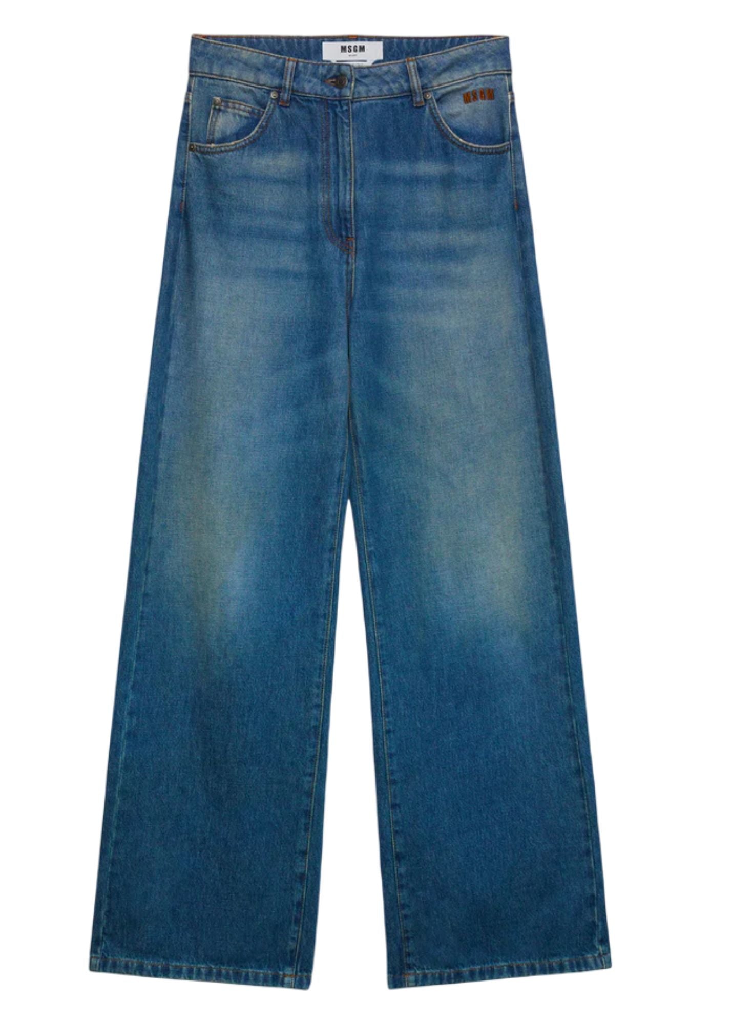 Wide Leg Pant-Blue