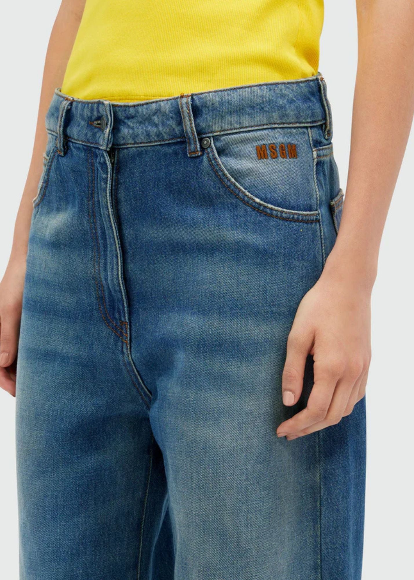 Wide Leg Pant-Blue