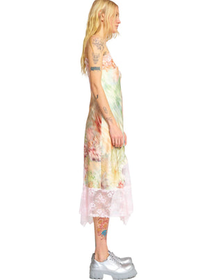 Light Chrysanthemum Meadow Gown Dress