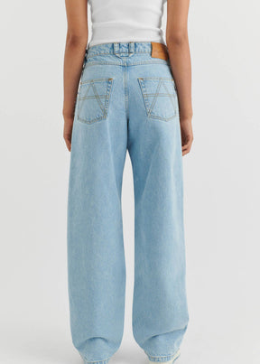 Studio Stripe Jeans-Light Blue