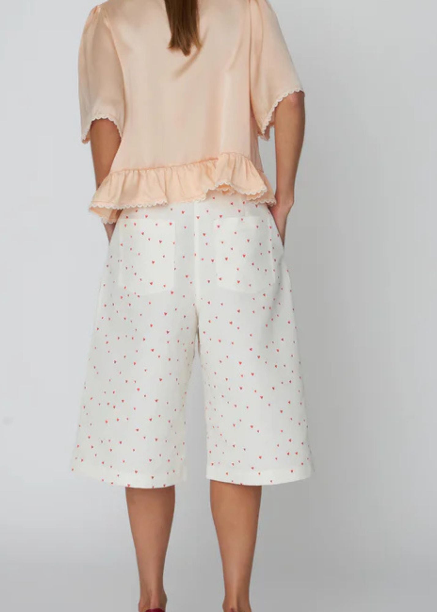 Heart Printed Short-Hearts