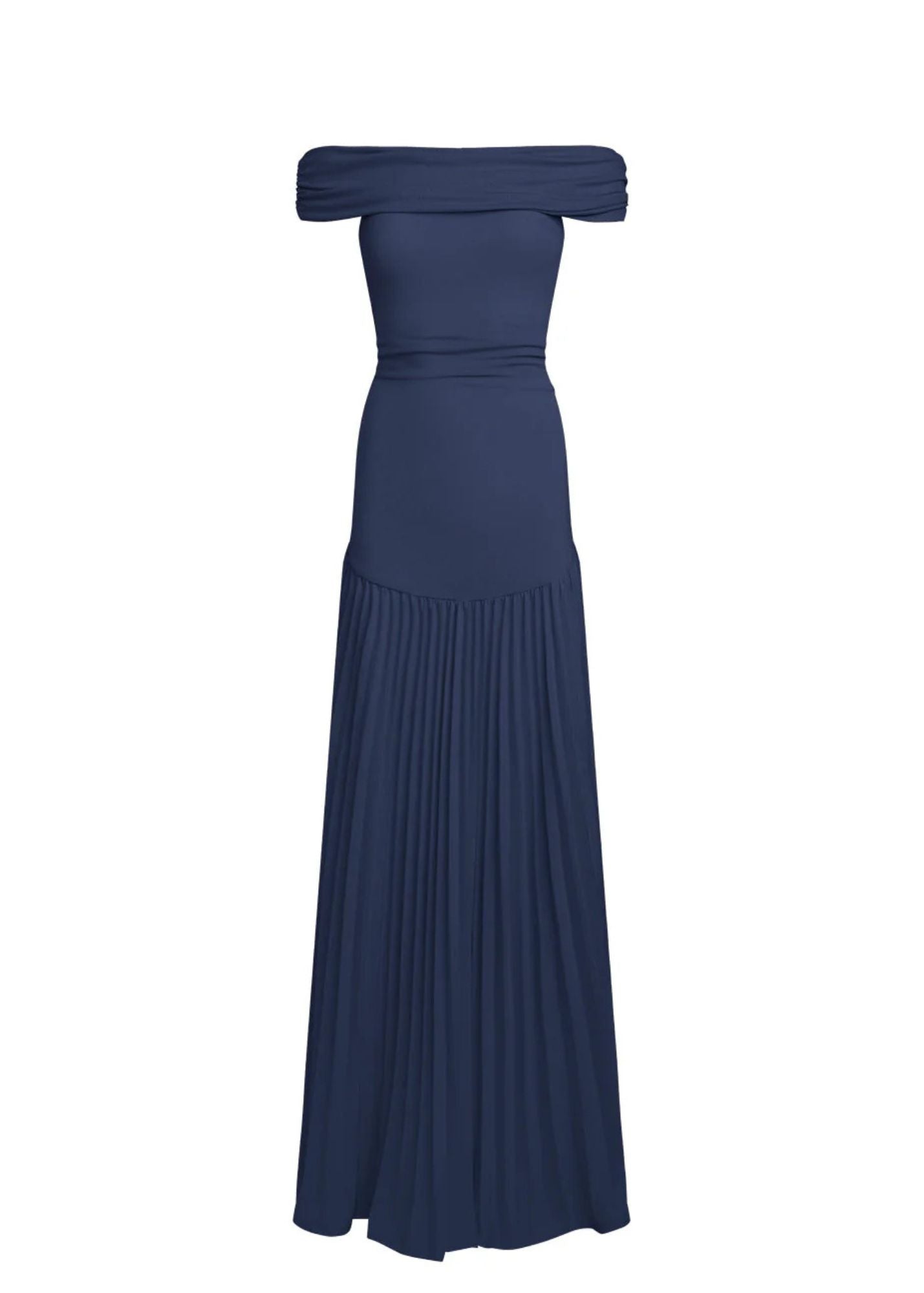 Field Of Dreams Maxi Dress-Navy