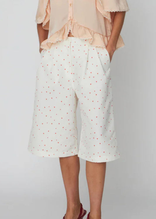Heart Printed Short-Hearts