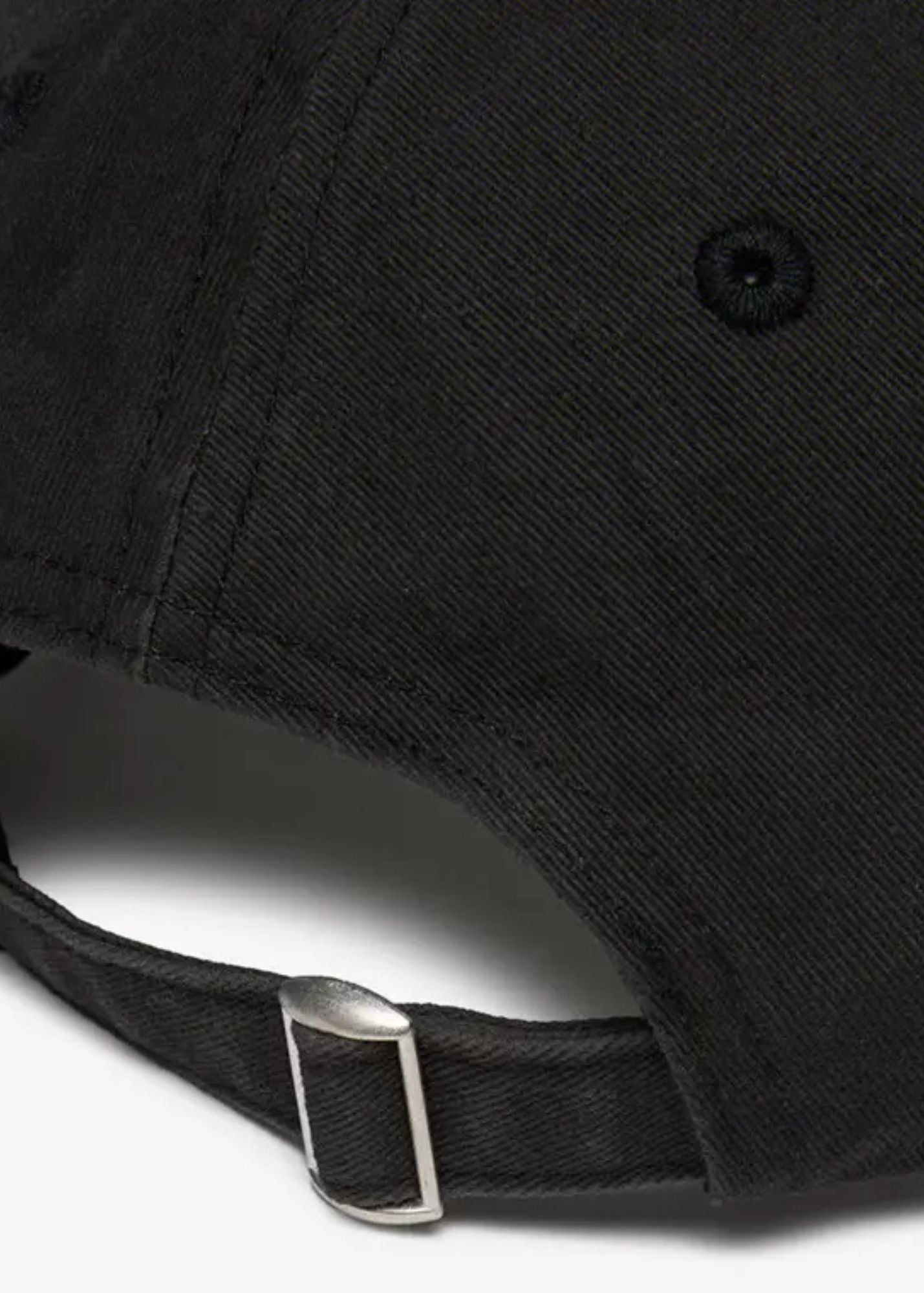 Seam Distressed cap-Black