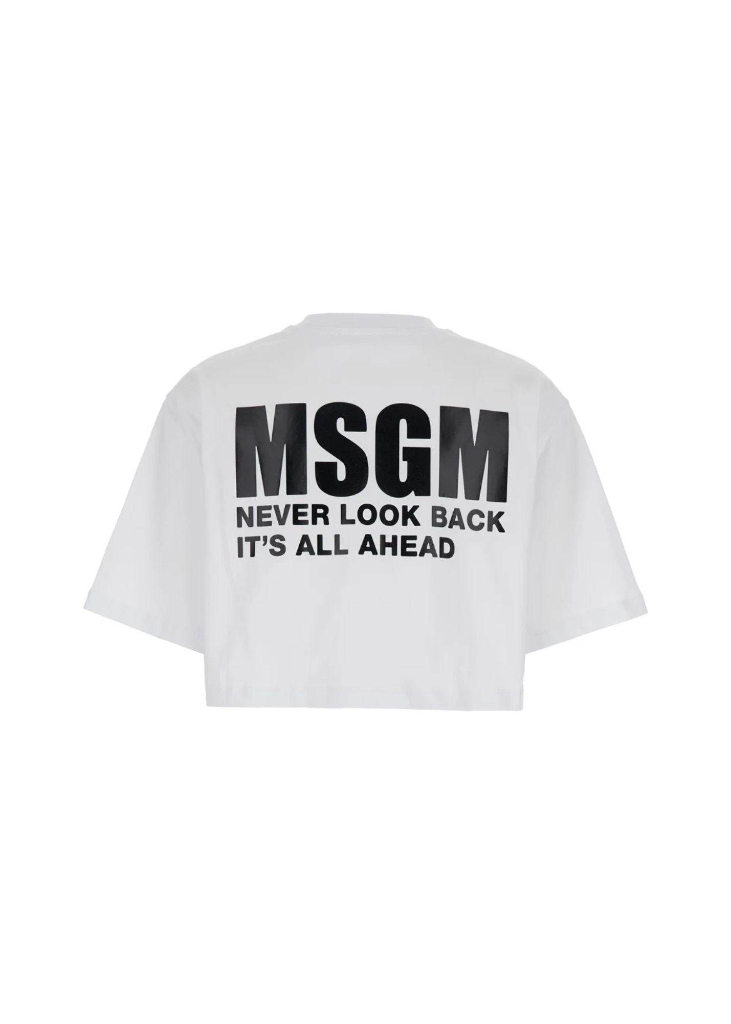 Logo Crop T-Shirt-White
