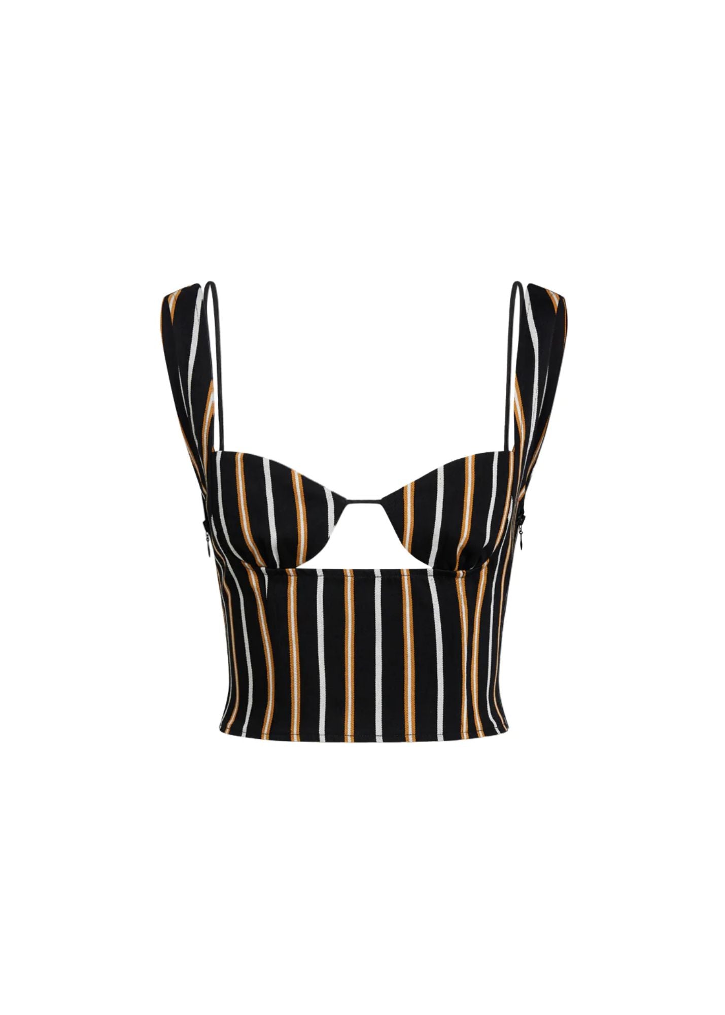 Odette Top - Onyx Stripe