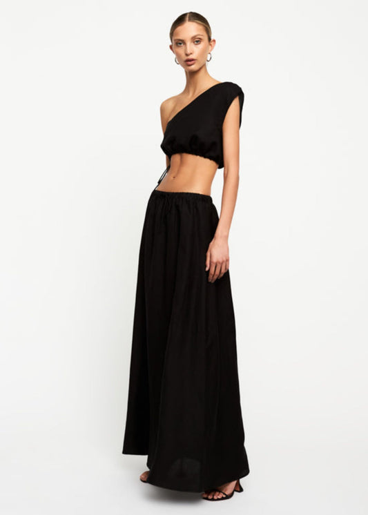 Alexandria Crop Top - Black