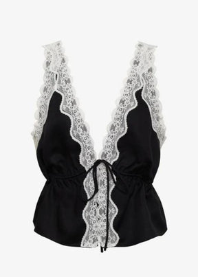 Lady Lace Top-Tuxedo